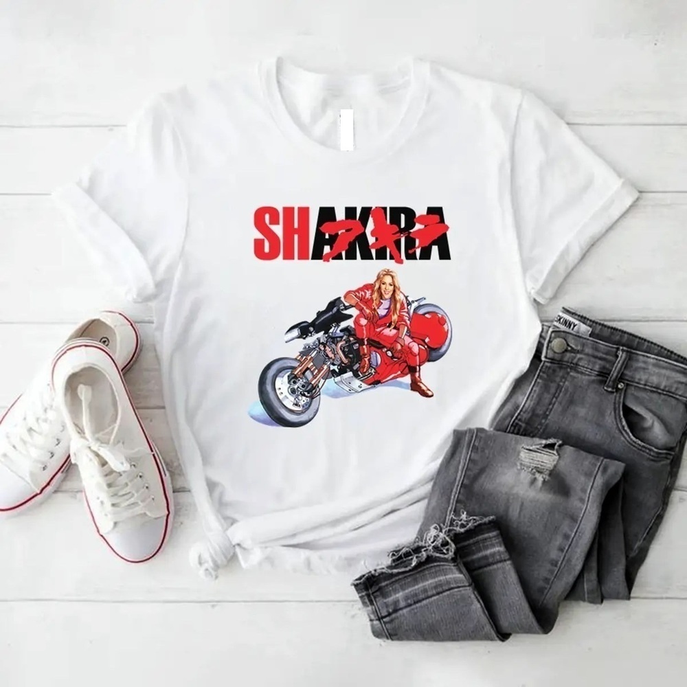 Shakira Akira Tshirt Akira Shirt Shakira Bike Tshirt